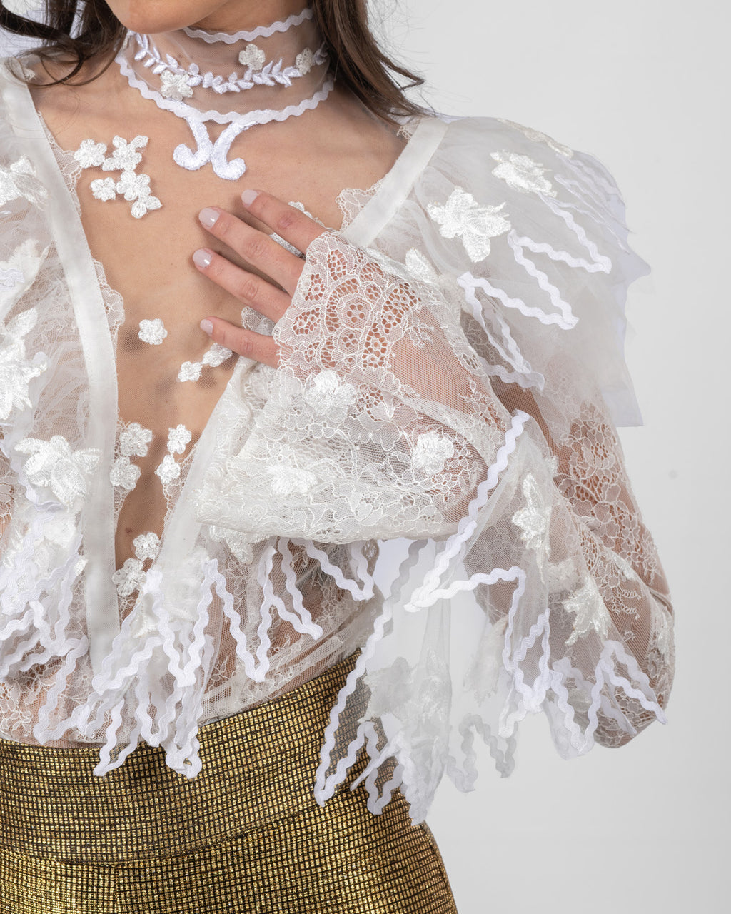 White Lace Top