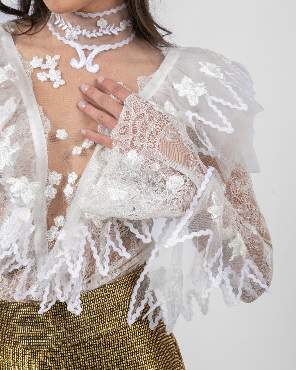 White Lace Top