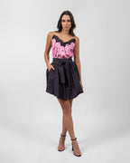 Dark Navy Blue Balloon Skirt
