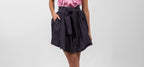 Dark Navy Blue Balloon Skirt