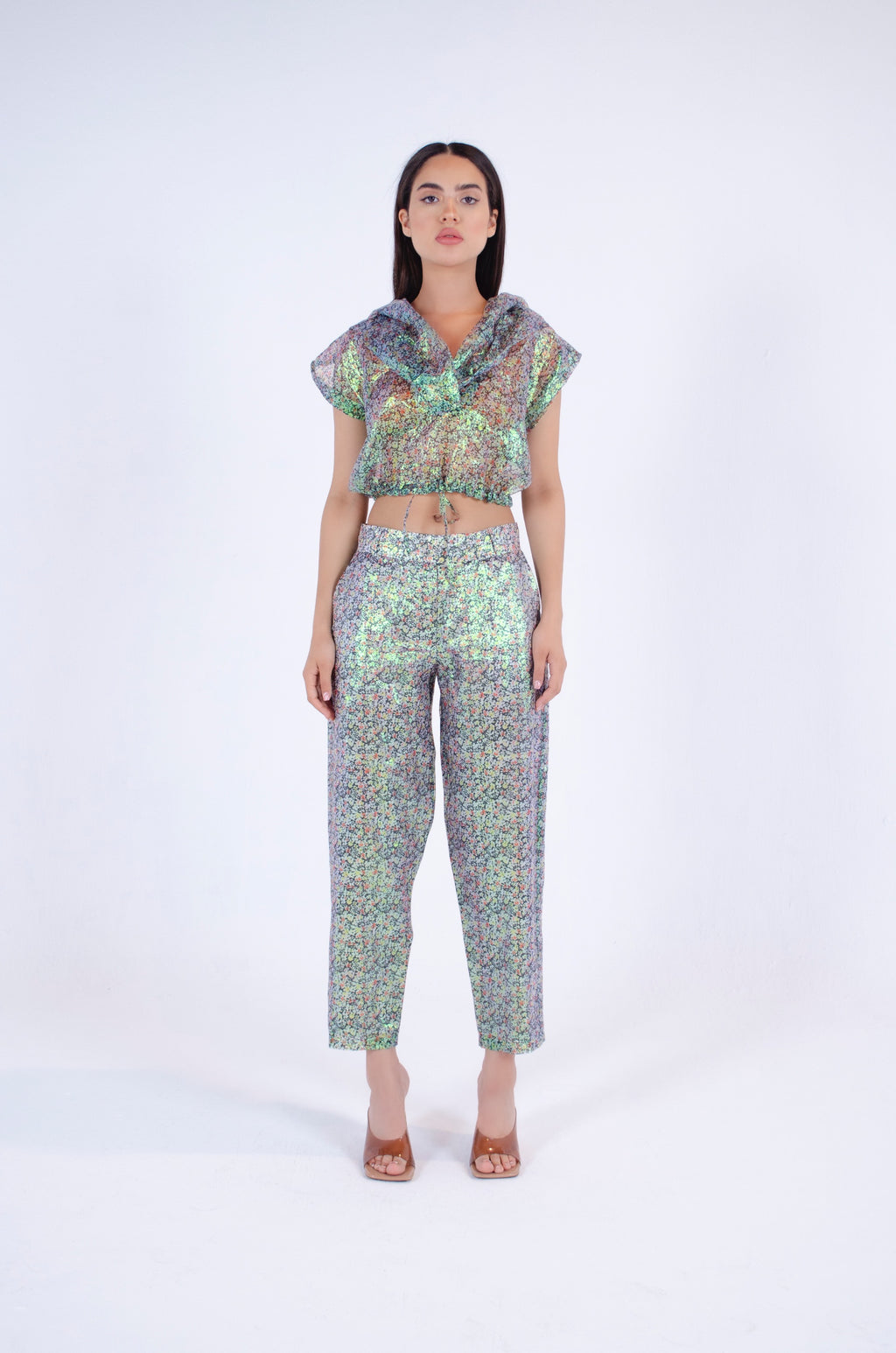 Printed Crop Top