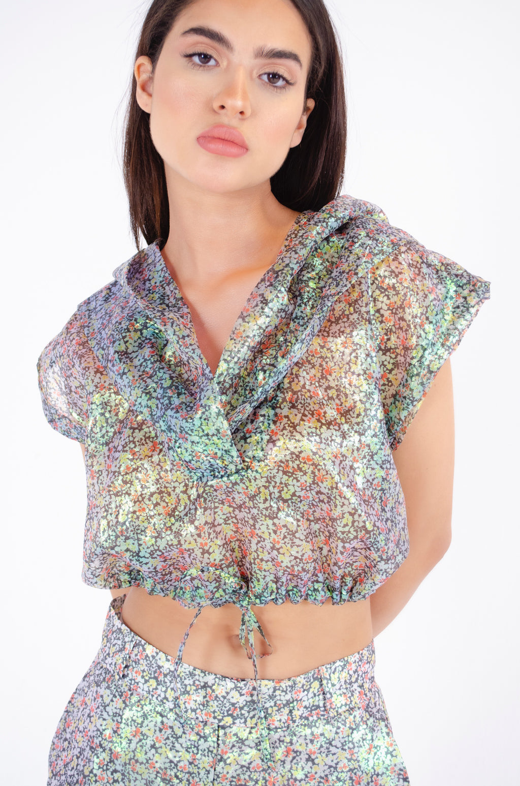 Printed Crop Top