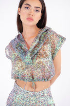 Printed Crop Top
