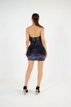Majestic Purple-blue Dress