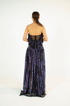Opulent Asymmetrical Sequin Dress