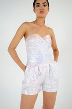 Exquisite White Paper Romper