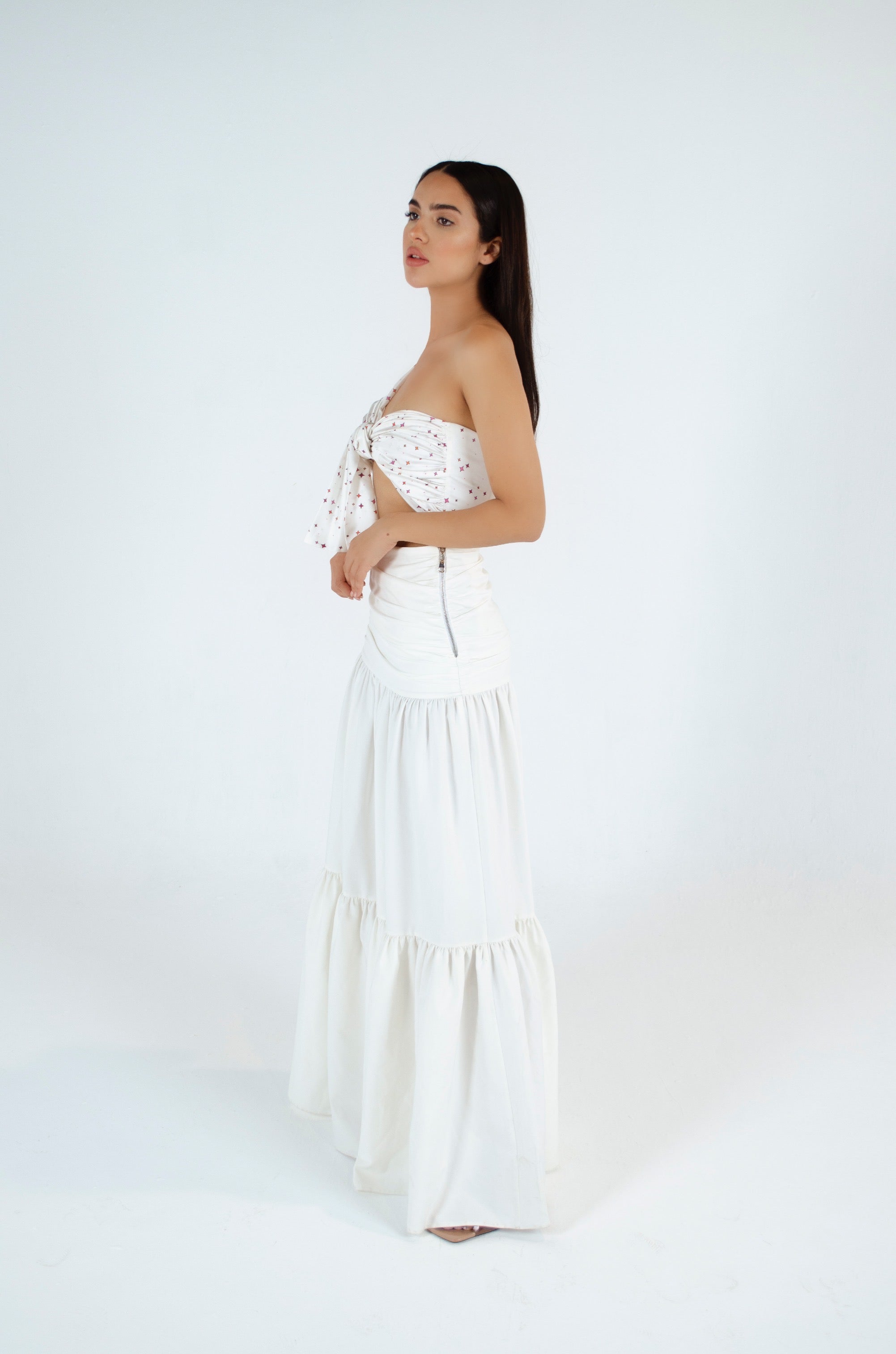 One-Shoulder Cropped Top