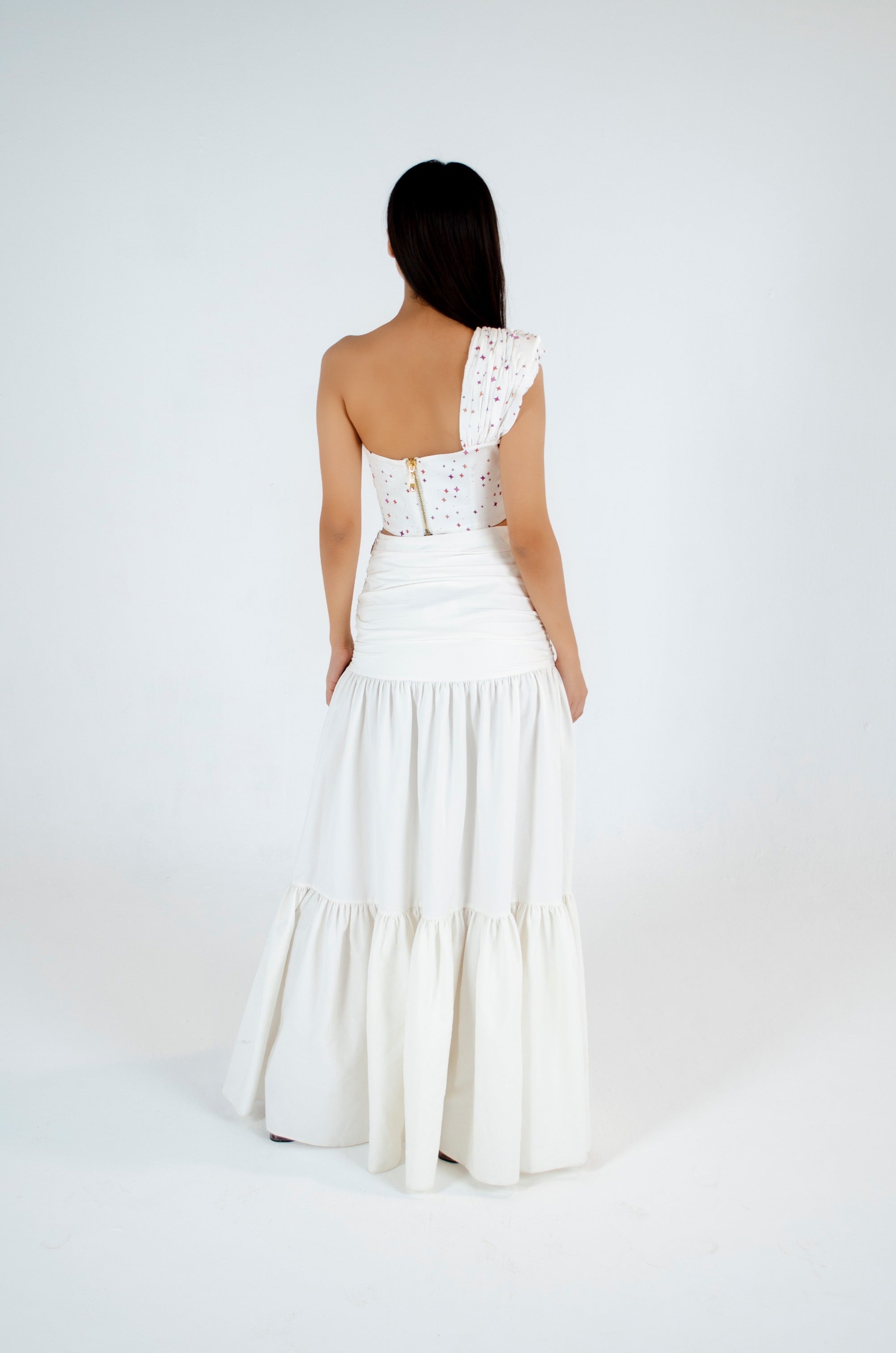 One-Shoulder Cropped Top