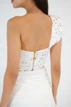 One-Shoulder Cropped Top
