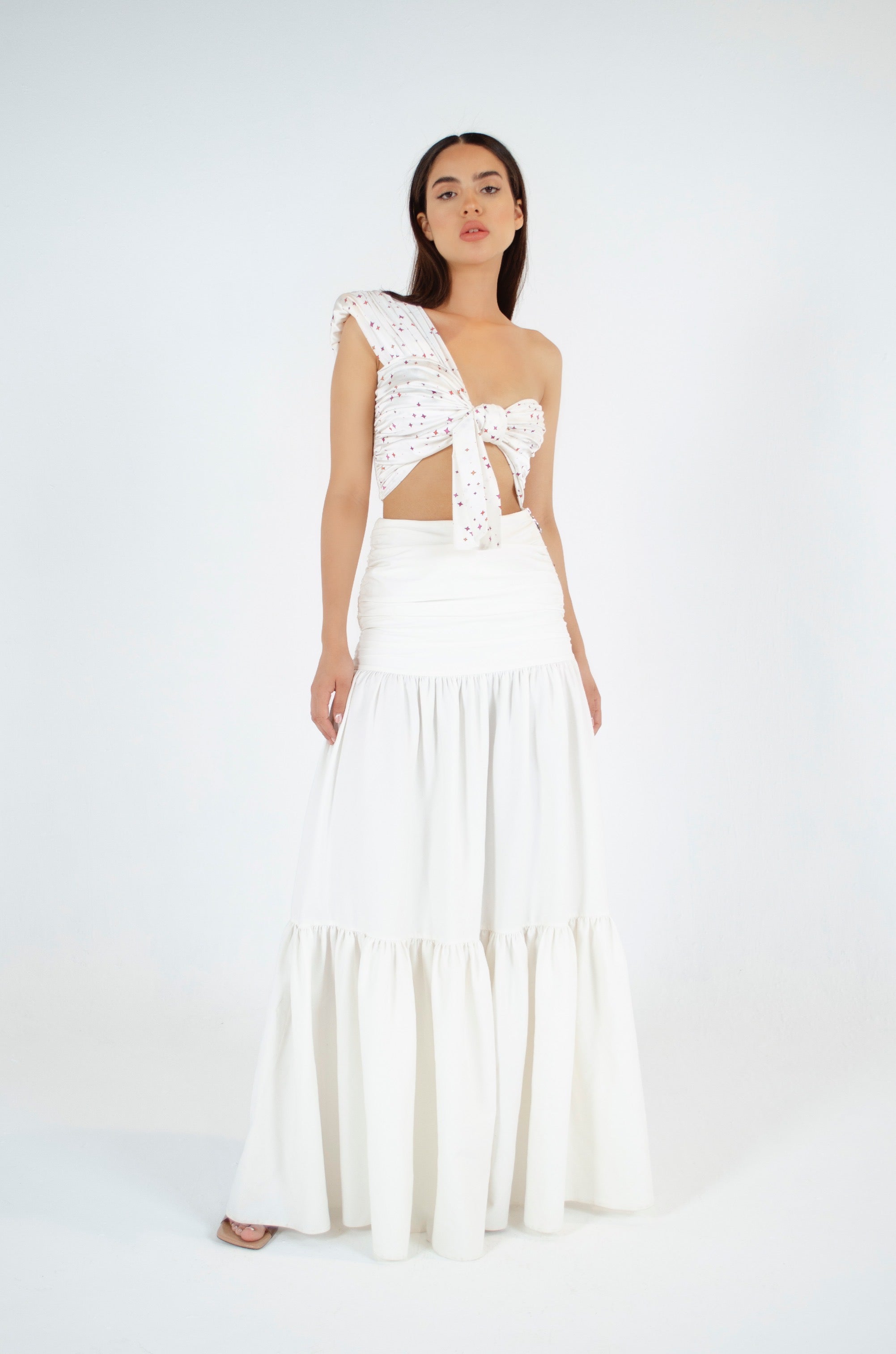 One-Shoulder Cropped Top