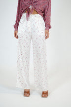Refined Printed Coral Oversized Blouse