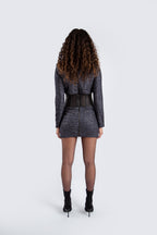 Dark Grey Corset Dress