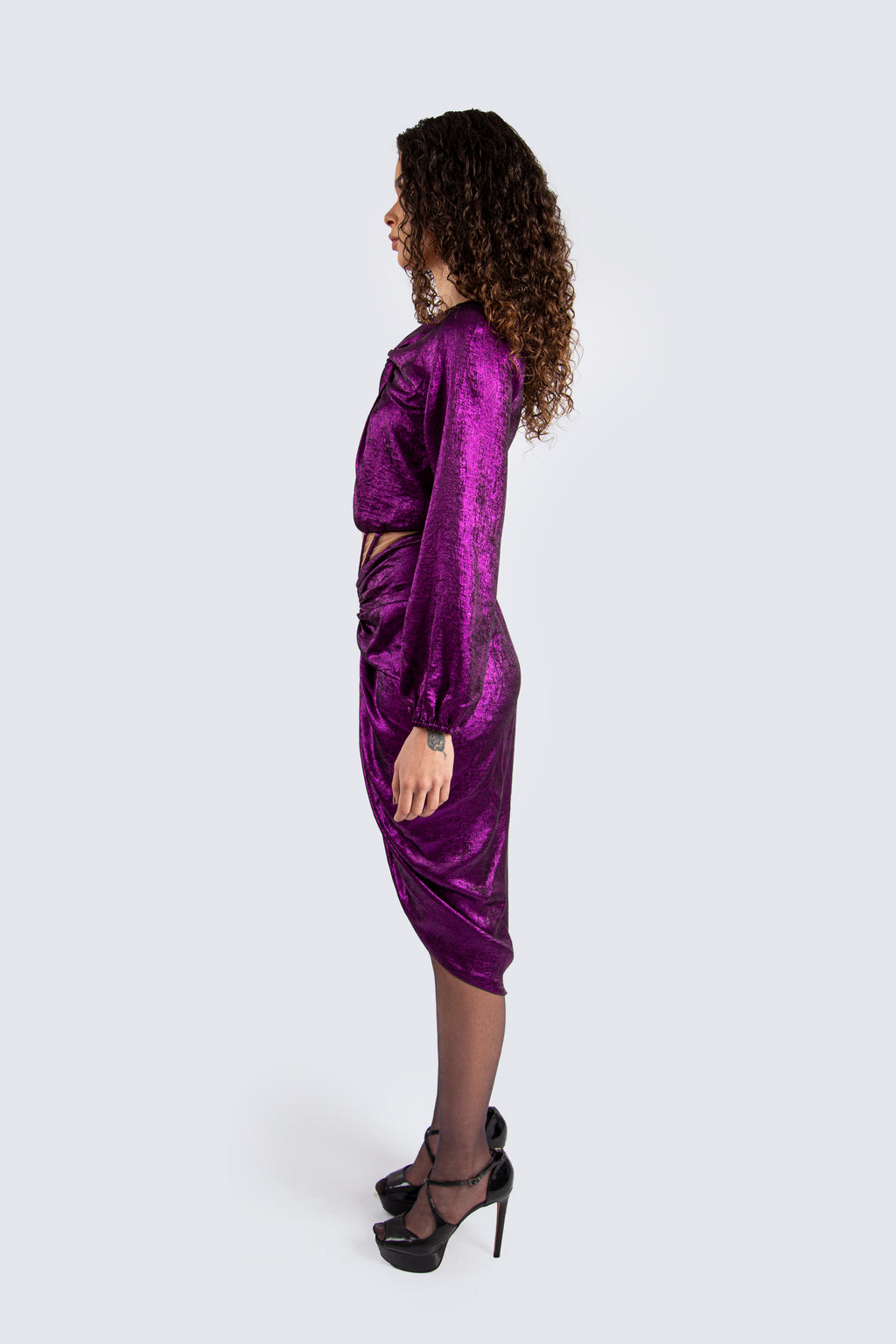 Shimmery Purple Dress