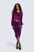 Shimmery Purple Dress