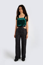Velvet Emerald Top