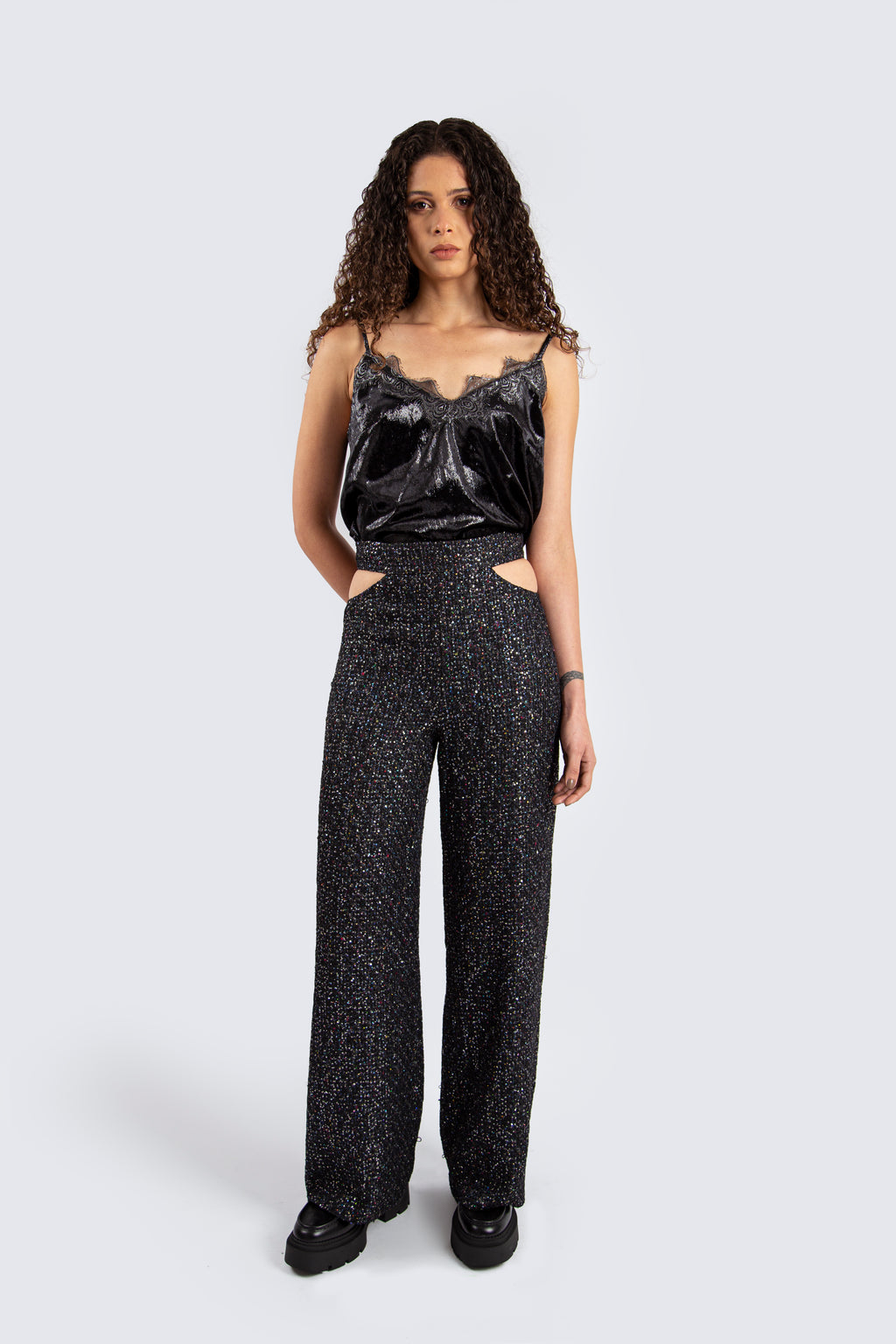 Shimmery Trousers