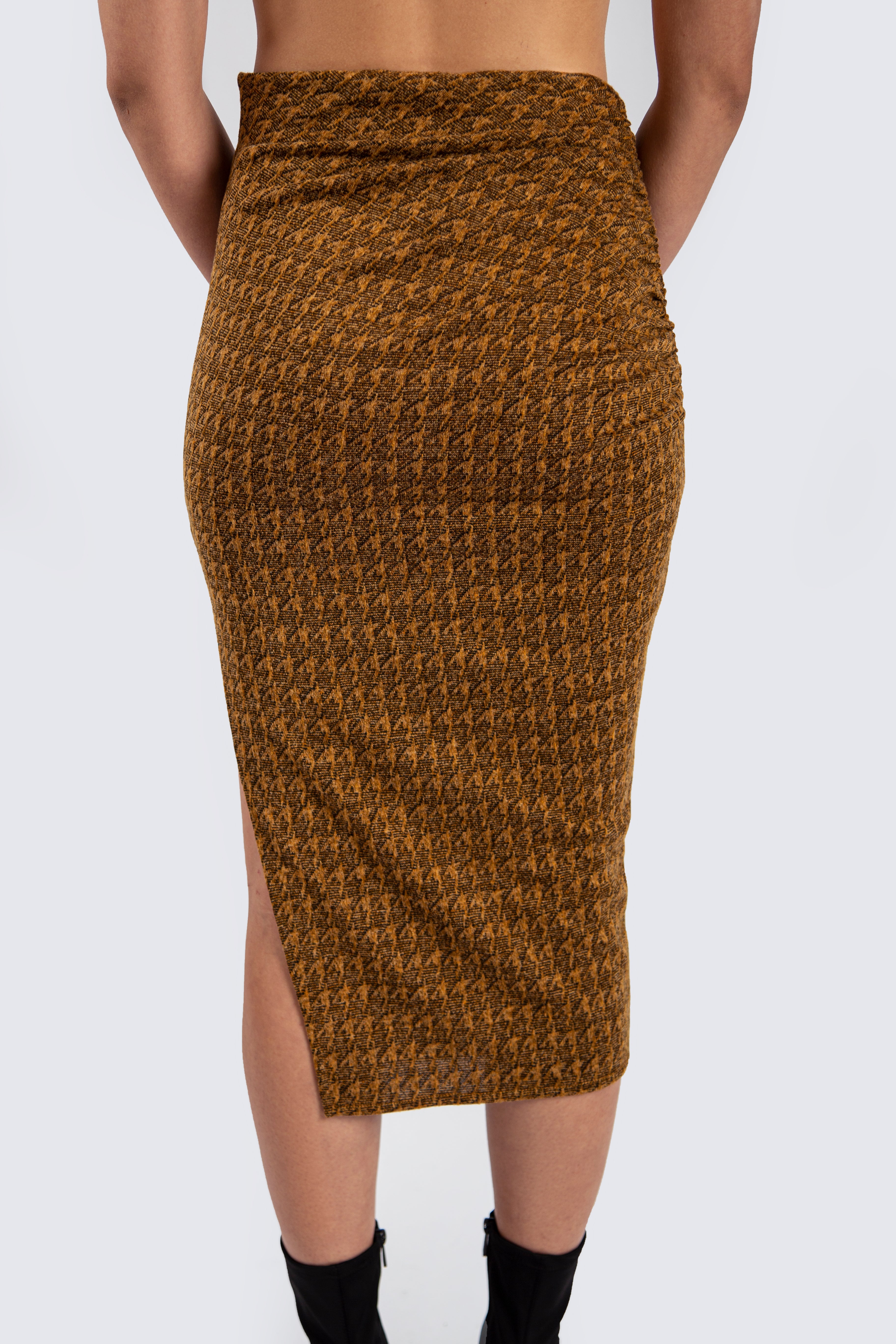 Wool Skirt With Slit