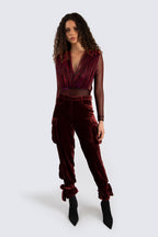 Shimmer V-Cut Bodysuit