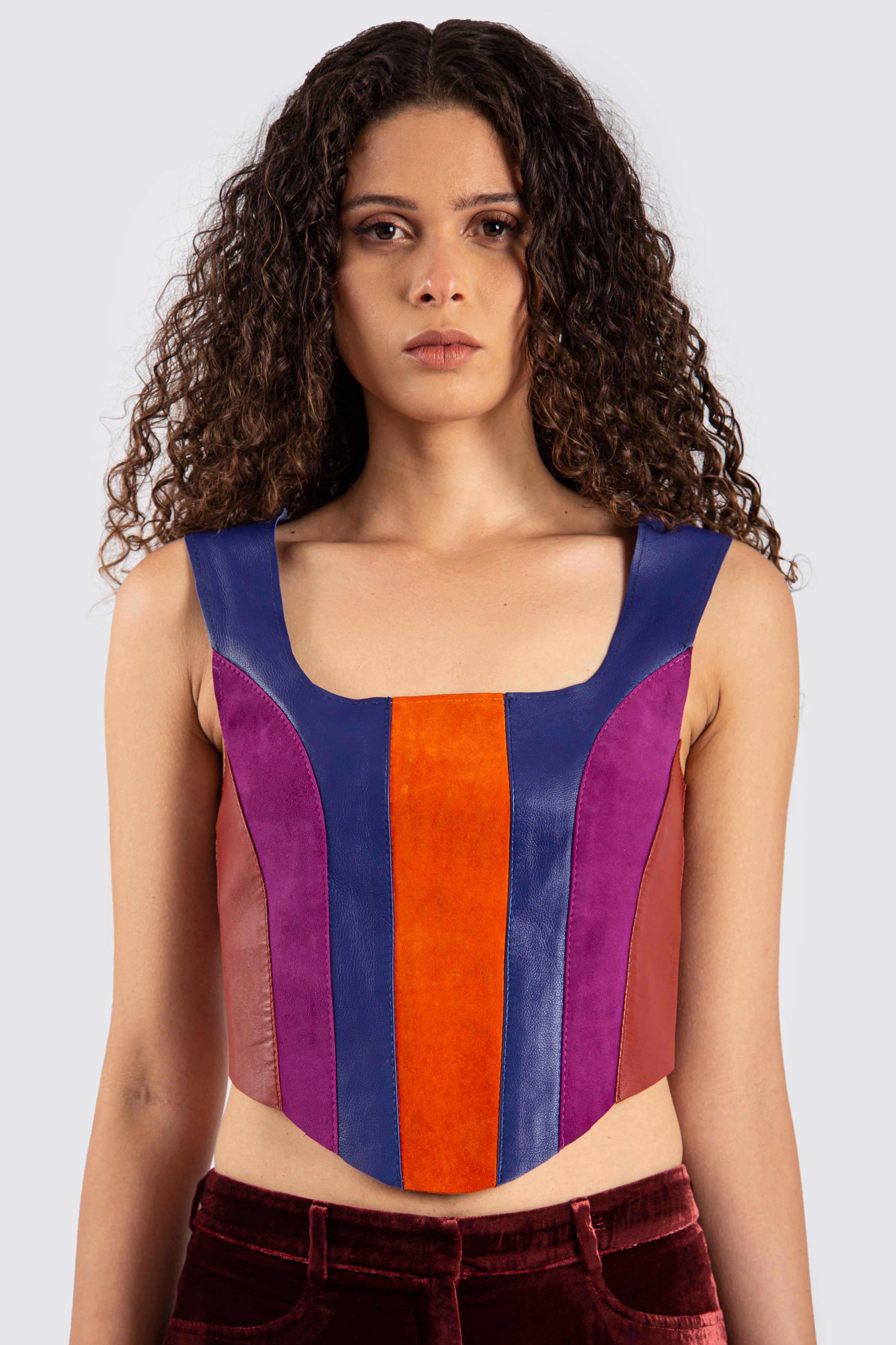 Multicolored top